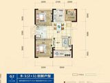 电建地产星湖湾_3室2厅1卫 建面75平米