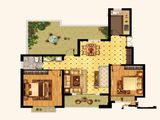 廊坊大拇指广场_2室2厅1卫 建面94平米