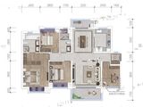 龙湖春江紫宸_4室5厅5卫 建面135平米