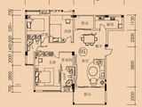 华浩花园_3室2厅2卫 建面138平米