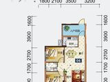 建安御锦珑湾_2室2厅2卫 建面83平米