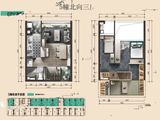 又一居作品一号_3室1厅1卫 建面40平米