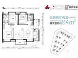 时代倾城（鹤山）_3室2厅2卫 建面94平米