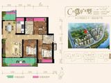 东方名城_3室2厅2卫 建面117平米