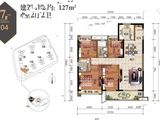 美的卓越公园天誉_4室2厅2卫 建面127平米