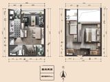 又一居作品一号_2室1厅1卫 建面40平米