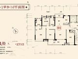 保利玥府_4室2厅2卫 建面128平米