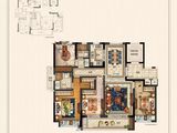 多弗奥林匹克花园_4室2厅2卫 建面143平米