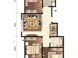 温泉郡_3室2厅1卫 建面96平米