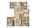 中新国际城_3室2厅2卫 建面136平米
