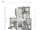 世茂云锦_3室2厅2卫 建面120平米