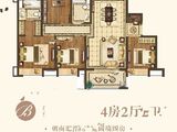 中建锦绣熙岸_4室2厅2卫 建面120平米