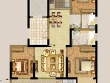 朱泾名园_3室2厅2卫 建面106平米