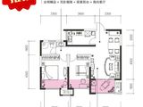 金辉世界城_2室2厅1卫 建面85平米