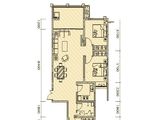 金陵广场_3室2厅1卫 建面117平米