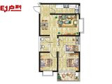 皇城九号_3室2厅1卫 建面91平米