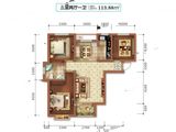 高远旭东城_3室2厅1卫 建面113平米