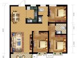 尚贤府_3室2厅2卫 建面117平米