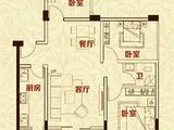 亿鼎中心_3室2厅1卫 建面83平米