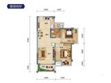 吉维尼鲜花小镇_2室2厅1卫 建面75平米