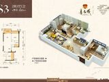 嘉和城_2室2厅1卫 建面65平米