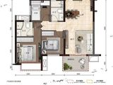 华润万象华府_3室2厅2卫 建面89平米