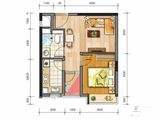 翔龙天地_1室1厅1卫 建面45平米