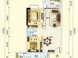 御林景苑_2室2厅1卫 建面87平米
