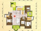 合富花园_4室2厅3卫 建面195平米