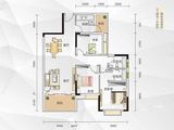 东丽新城_3室2厅2卫 建面105平米