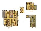 中吴红玺御园_4室3厅3卫 建面266平米