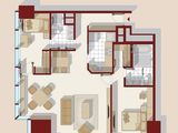 东方之门_2室2厅2卫 建面169平米