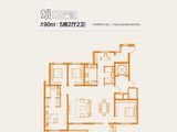 朗诗人民路8号_5室2厅2卫 建面190平米