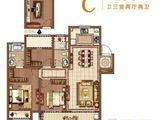新城招商香溪源_3室2厅2卫 建面109平米