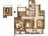 新城招商香溪源_3室2厅1卫 建面93平米