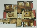 绿地西水东_3室2厅3卫 建面156平米