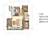 融创九棠府_4室2厅3卫 建面160平米