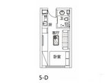D+工寓_1室1厅1卫 建面26平米