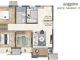新城郡望府_3室2厅1卫 建面95平米