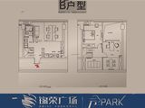 锦荣广场云PARK_2室2厅1卫 建面63平米