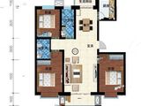 书香小镇_3室2厅2卫 建面133平米