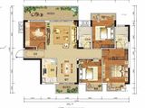 大唐天悦_4室2厅2卫 建面115平米