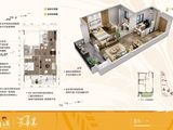 嘉和城芳华里_1室2厅1卫 建面76平米