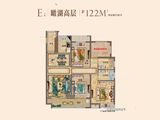 中梁国宾壹号_4室2厅2卫 建面122平米