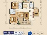 盈佳华府_4室2厅2卫 建面143平米