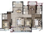 蓝光雍舜府_4室2厅3卫 建面139平米