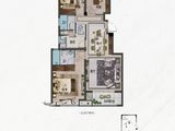 春风江南_3室2厅2卫 建面88平米