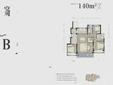 浅棠平江花园_3室3厅2卫 建面140平米