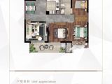 绿地国际产业新城莫兰迪公馆_3室2厅1卫 建面98平米