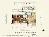 和顺沁园春_3室2厅1卫 建面106平米